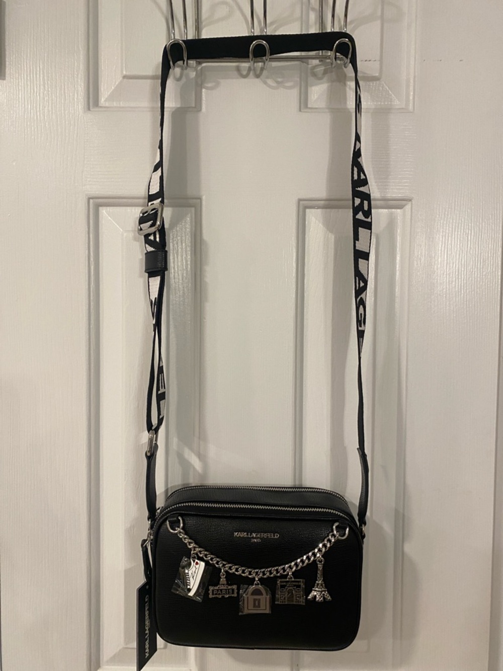 RESERVED Karl Lagerfeld Paris Maybelle Double Zip Camera Bag - Picture 11 of 16